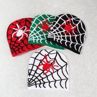 Unisex Hip-hop Vintage Style Spider Spider Web Eaveless Wool Cap main image 2