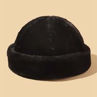 Women's Elegant Vintage Style Solid Color Crimping Chinese Landlord Hat main image 3