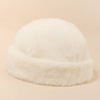 Women's Elegant Vintage Style Solid Color Crimping Chinese Landlord Hat main image 2