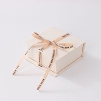 Simple Style Square Solid Color Paper Jewelry Boxes sku image 8
