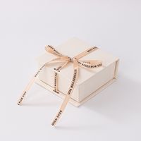 Simple Style Square Solid Color Paper Jewelry Boxes sku image 16