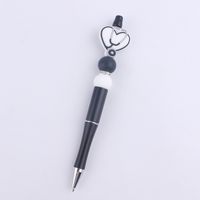 1 Piece Heart Shape Class Learning Daily Mixed Materials Cute Gel Pen main image 5