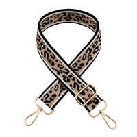 Polyester Cotton Leopard Bag Strap sku image 1