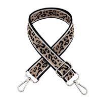 Polyester Cotton Leopard Bag Strap sku image 2