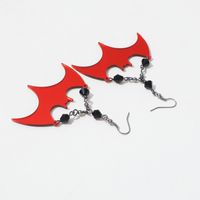 Wholesale Jewelry Cartoon Style Bat Arylic Drop Earrings main image 3