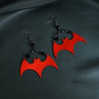 Bijoux En Gros Style De Bande Dessinée Chauve Souris Arylique Boucles D'oreilles main image 2