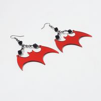 Wholesale Jewelry Cartoon Style Bat Arylic Drop Earrings main image 5