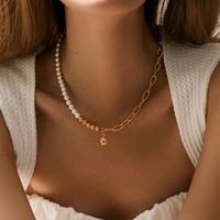 Retro Einfacher Stil Geometrisch Kupfer Perlen Emaille Überzug 18 Karat Vergoldet Halskette sku image 41