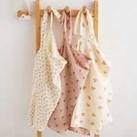 Simple Style Cartoon Solid Color Cotton Spring Receiving Blanket Baby Accessories main image 5