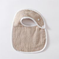 Simple Style Solid Color Cotton Bib Baby Accessories sku image 12