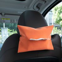 Best-seller On Douyin Car Tissue Box Car Good Things Paper Extraction Box Car Interior Decoration Complete Collection Hanging Storage Interior Decoration sku image 4