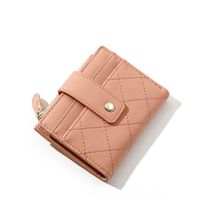 Women's Solid Color Pu Leather Buckle Wallets main image 4