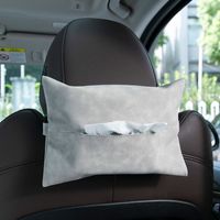 Best-seller On Douyin Car Tissue Box Car Good Things Paper Extraction Box Car Interior Decoration Complete Collection Hanging Storage Interior Decoration sku image 3