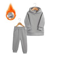 Sports Solid Color Cotton Boys Clothing Sets main image 4