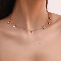 Sweet Star Alloy Chain Women's Necklace main image 1