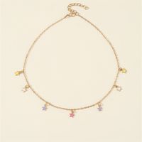 Sweet Star Alloy Chain Women's Necklace sku image 1
