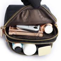 Women's Leather Solid Color Basic Square Magnetic Buckle Shoulder Bag Phone Wallets Crossbody Bag main image 3