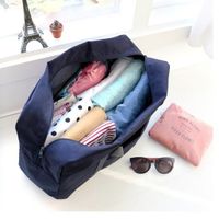 Unisex Basic Solid Color Waterproof Fiber Polyester Travel Bags main image 3