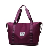Unisex Basic Classic Style Solid Color Oxford Cloth Travel Bags sku image 4