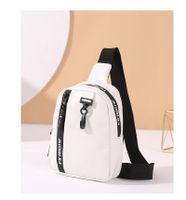 Women's Streetwear Solid Color Pu Leather Waist Bags sku image 1