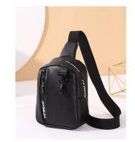 Women's Streetwear Solid Color Pu Leather Waist Bags main image 1
