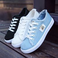Women's Casual Solid Color Round Toe Canvas Shoes main image 3