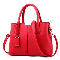 Women's Medium All Seasons Pu Leather Solid Color Vintage Style Square Zipper Shoulder Bag main image 5