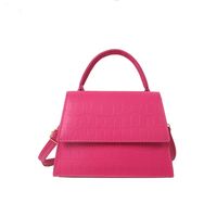 Women's Medium All Seasons Pu Leather Solid Color Vintage Style Square Flip Cover Handbag main image 2