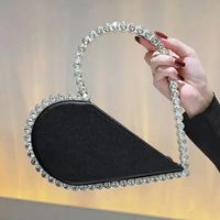 Women's All Seasons Pu Leather Heart Shape Elegant Cute Heart-shaped Zipper Clutch Bag main image 5