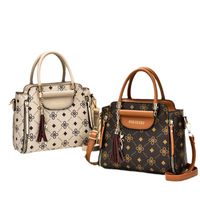 Women's All Seasons Pu Leather Flower Vintage Style Streetwear Square Zipper Handbag main image 2