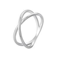 Simple Style Solid Color Sterling Silver Rings In Bulk sku image 11