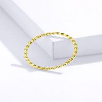 Einfacher Stil Einfarbig Sterling Silber Ringe In Masse main image 2