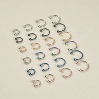 Simple Style U Shape Stainless Steel Lip Stud Nose Ring In Bulk main image 3