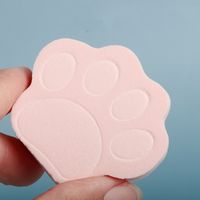 New Cute Cat's Claw Pink Sponge Puff Wet And Dry Non-latex Makeup Tool main image 3