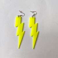 Novelty Lightning Arylic Women's Drop Earrings 1 Pair sku image 1