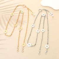 Simple Style Flower Metal Plating Chain Mobile Phone Chain main image 1