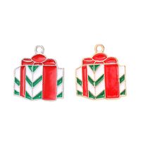 Cute Christmas Tree Alloy Enamel Plating Flakes Christmas Charms Jewelry Accessories main image 2