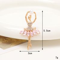 Sweet Cartoon Character Alloy Plating Inlay Artificial Crystal Jewelry Accessories main image 3