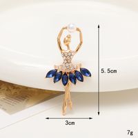 Sweet Cartoon Character Alloy Plating Inlay Artificial Crystal Jewelry Accessories sku image 3