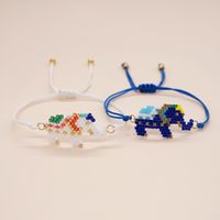 Cute Animal Glass Seed Bead Couple Bracelets main image 5