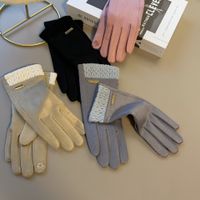 Women's Simple Style Solid Color Gloves 1 Pair main image 1
