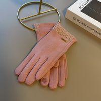 Women's Simple Style Solid Color Gloves 1 Pair sku image 4