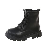 Unisex British Style Solid Color Round Toe Martin Boots sku image 24