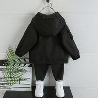 Casual Solid Color Nylon Boys Outerwear main image 4
