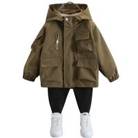 Casual Solid Color Nylon Boys Outerwear main image 2