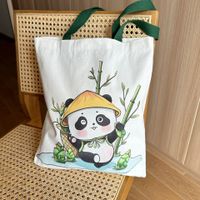Women's Letter Panda Cute Shopping Bags sku image 4