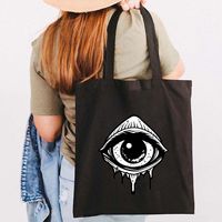 Women's Letter Devil's Eye Classic Style Shopping Bags sku image 6