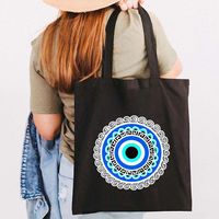 Women's Letter Devil's Eye Classic Style Shopping Bags sku image 20