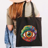 Women's Letter Devil's Eye Classic Style Shopping Bags sku image 15