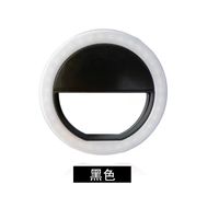 Rk12 Mini Round Mobile Phone Small Live Streaming Beauty Fill Light Ring Light Portable Shooting Charging Selfie Flash sku image 8